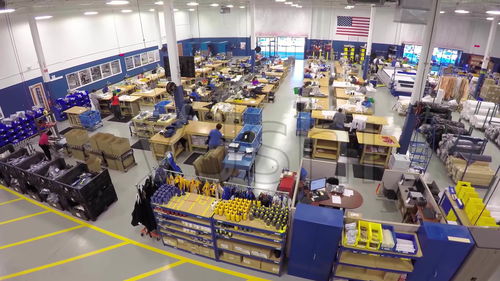 4k服裝廠車間實拍 3840x2160 高清視頻素材下載 編號