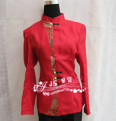 【新款中的靚款 酒店制服 酒店服裝 女服務(wù)員工作服熱銷長(zhǎng)袖JS135】?jī)r(jià)格,廠家,圖片,制服、工作服,廣州市番禺區(qū)大石景盛酒店用品經(jīng)營(yíng)部-